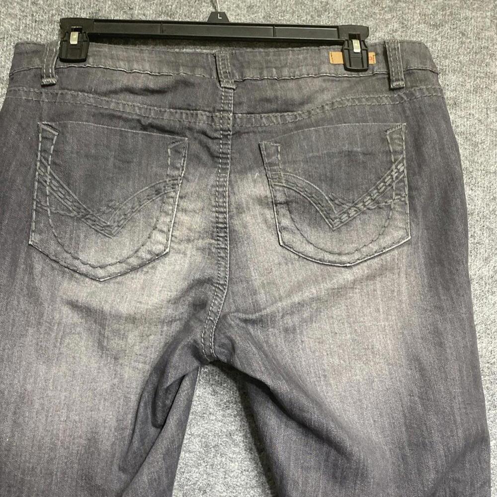 BONGO PLUS Khaki denim Women pants. Plus size 18W inseam Gray - Picture 7 of 9
